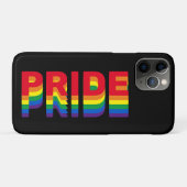 Pride lgbt lgbtq homo-regenboog zwart Case-Mate iPhone case (Achterkant (horizontaal))