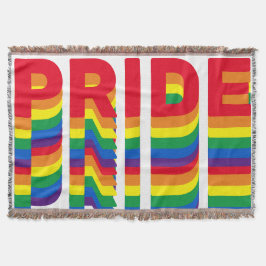 Pride lgbt lgbtq homo-regenboogkleuren deken