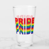 Pride lgbt lgbtq homo-regenboogkleuren glas (Achterkant)
