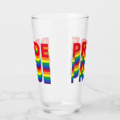 Pride lgbt lgbtq homo-regenboogkleuren glas (Links)
