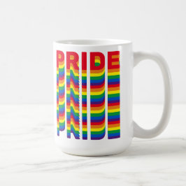Pride lgbt lgbtq homo-regenboogkleuren koffiemok