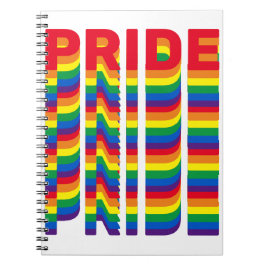 Pride lgbt lgbtq homo-regenboogkleuren notitieboek