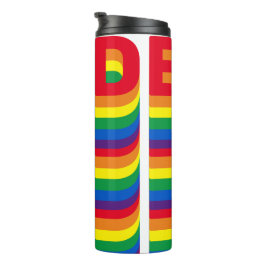 Pride lgbt lgbtq homo-regenboogkleuren thermosbeker