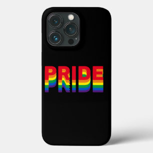 Pride lgbt lgbtq homo-regenboogkleuren zwart Case-Mate iPhone case