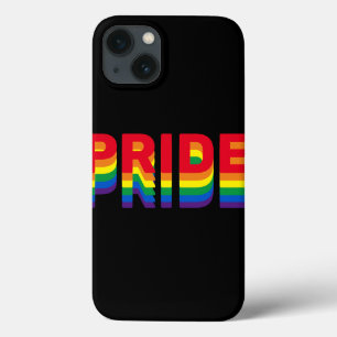 Pride lgbt lgbtq homo-regenboogkleuren zwart Case-Mate iPhone case