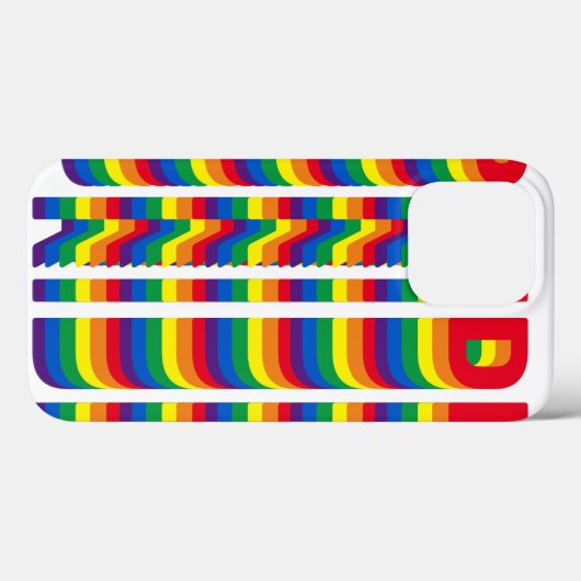 Pride lgbt lgbtq homo-regenboogpatroon Case-Mate iPhone case (Achterkant (horizontaal))