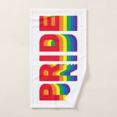 Pride lgbt lgbtq homo-regenboogretro kleuren bad handdoek (Handdoek)