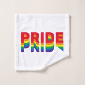 Pride lgbt lgbtq homo-regenboogretro kleuren bad handdoek (Wasdoekje)