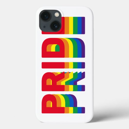 Pride lgbt lgbtq homo-regenboogretro kleuren Case-Mate iPhone case (Achterkant)