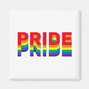 Pride lgbt lgbtq homo-regenboogretro kleuren magneet
