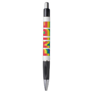 Pride lgbt lgbtq homo-regenboogretro kleuren pen