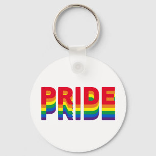 Pride lgbt lgbtq homo-regenboogretro kleuren sleutelhanger