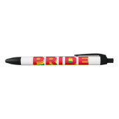 Pride lgbt lgbtq homo-regenboogretro kleuren zwarte inkt pen (Bovenkant)
