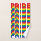Pride lgbt lgbtq homo-regenboogretro patroon bad handdoek (Handdoek)