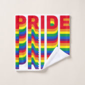 Pride lgbt lgbtq homo-regenboogretro patroon bad handdoek (Wasdoekje)
