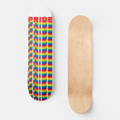 Pride lgbt lgbtq homo-regenboogretro patroon persoonlijk skateboard (Voorkant)