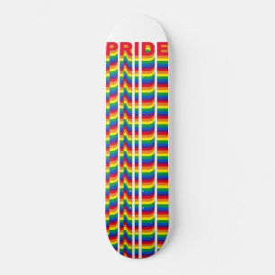 Pride lgbt lgbtq homo-regenboogretro patroon persoonlijk skateboard