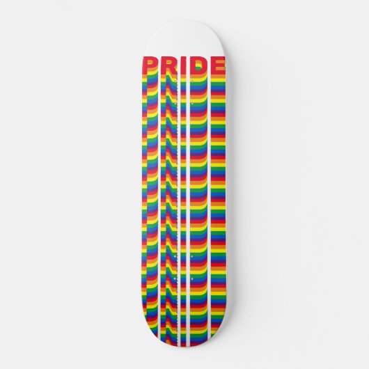 Pride lgbt lgbtq homo-regenboogretro patroon persoonlijk skateboard (Voorkant)