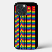 Pride lgbt lgbtq homo vlag zwart Case-Mate iPhone case (Achterkant)