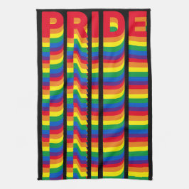 Pride lgbt lgbtq homo vlag zwart theedoek