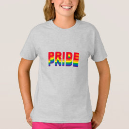 Pride lgbt lgbtq queer gay regenboog kleuren grijs t-shirt