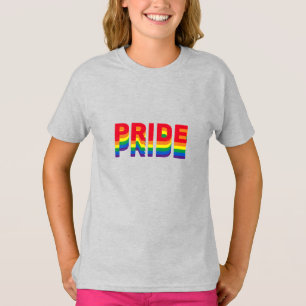 Pride lgbt lgbtq queer gay regenboog kleuren grijs t-shirt