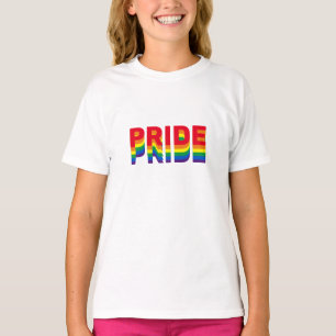 Pride lgbt lgbtq queer gay regenboog kleuren kinde t-shirt