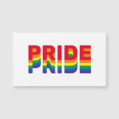 Pride lgbt lgbtq queer gay regenboog kleuren magne (Voorkant)