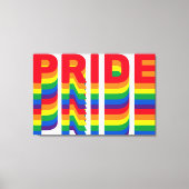 Pride lgbt lgbtq rainbow Stretched Canvas Afdrukke Afdruk (Voorkant)