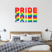 Pride lgbt lgbtq rainbow Stretched Canvas Afdrukke Afdruk (Insitu (Slaapkamer))
