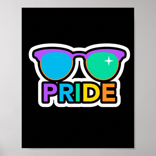 Pride. LGBT+Pride. Regenboog. Poster (Voorkant)