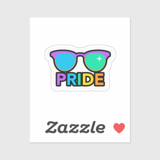 Pride. LGBT+Pride. Regenboog. Sticker (Vel)