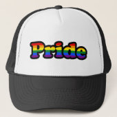 Pride LGBT Rainbow LGBTQ+ Trucker Pet (Voorkant)