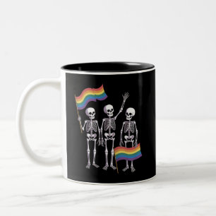 Pride LGBT Rechten Lesbienne Gay Bondgenoot LGBTQ Tweekleurige Koffiemok