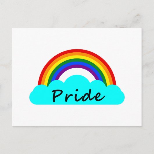 Pride - LGBT Regenboog Briefkaart (Voorkant)