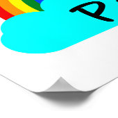 Pride - LGBT Regenboog Poster (Hoek)