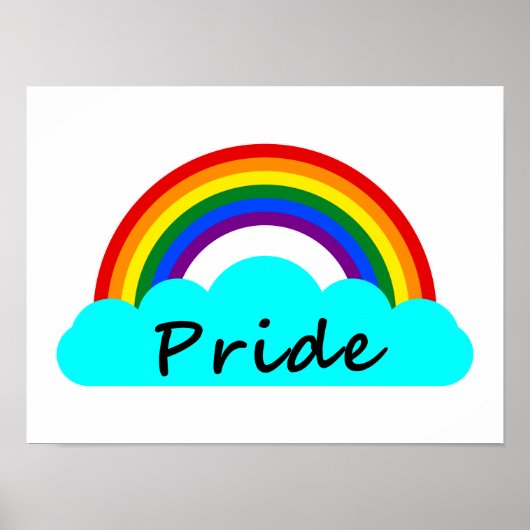Pride - LGBT Regenboog Poster (Voorkant)