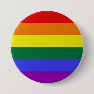 Pride LGBT-regenboog Ronde Button 7,6 Cm