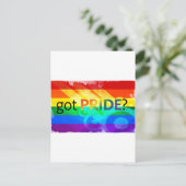 Pride LGBT-vlag Briefkaart (Staand voorkant)