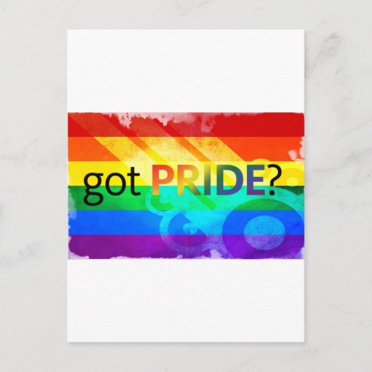 Pride LGBT-vlag Briefkaart (Voorkant)