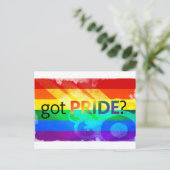 Pride LGBT-vlag Briefkaart (Staand voorkant)