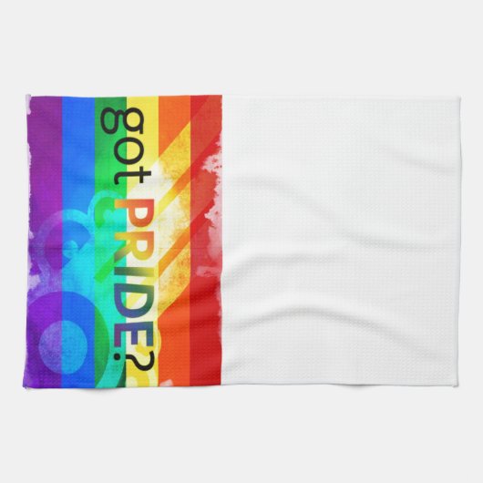 Pride LGBT-vlag Theedoek (Horizontaal)