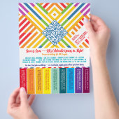 Pride LGBTQ+ affiche Flyer (Hand)