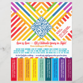 Pride LGBTQ+ afscheur flyer