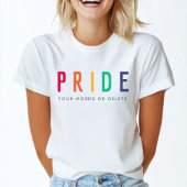 Pride | LGBTQ Gay Modern Rainbow T-shirt