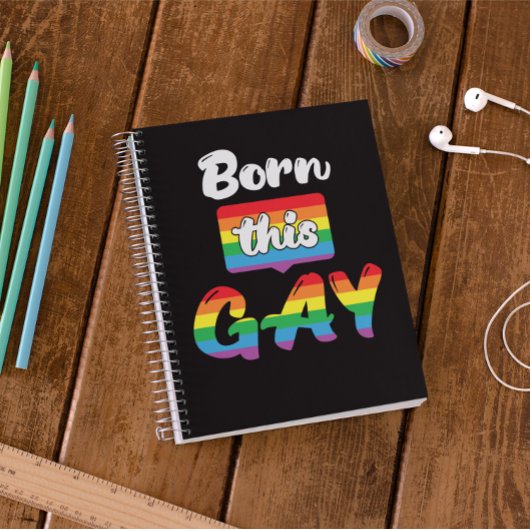 Pride LGBTQ+ Geboren in dit Notitieboek van de Spi