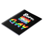 Pride LGBTQ+ Geboren in dit Notitieboek van de Spi (Linkerzijde)