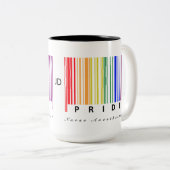 Pride LGBTQ gezondheidszorg Tweekleurige Koffiemok (Voorkant rechts)
