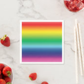 Pride lgbtq lgbt gay queer regenbooggradiënt kleur servet (Insitu)