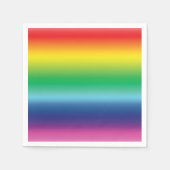 Pride lgbtq lgbt gay queer regenbooggradiënt kleur servet (Voorkant)